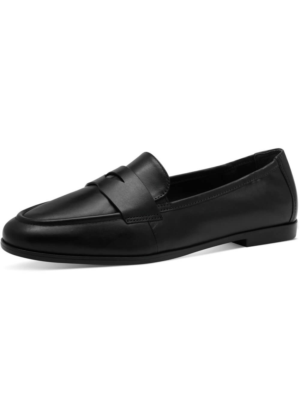 Tamaris Yvette Leder Loafers Schwarz Zwart 37 - Main Image