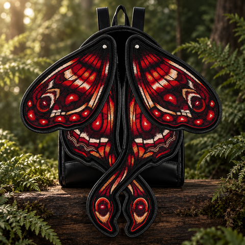 Moths & Butterflies – Restyle Crimson Moth Rugtas
