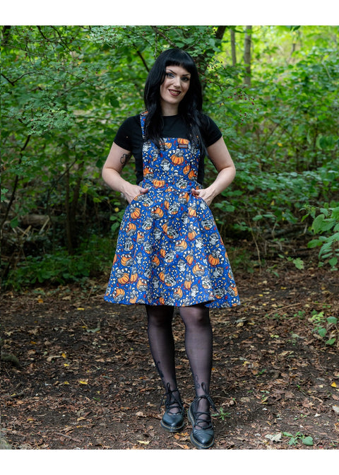 Run & Fly Raccoon Pumpkin Pinafore Swing Jurk - productfoto 7