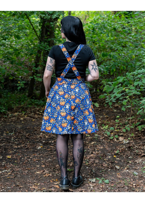 Run & Fly Raccoon Pumpkin Pinafore Swing Jurk - productfoto 11
