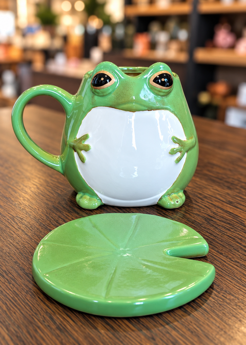 Succubus Home Frog Lily Pad Kop med underkop Grøn