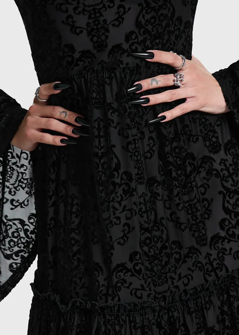 Killstar Daemon's Hex Maxi Jurk Zwart
