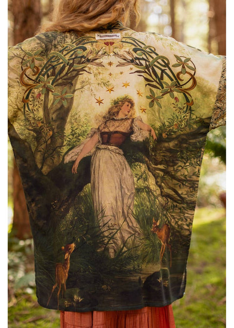 Market Of Stars The Dawning Matinée Midi Kimono Groen