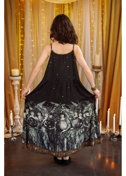 Market Of Stars The Guardians Bohème Maxi Jurk Zwart