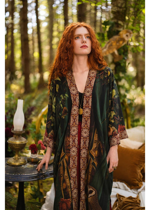 Market Of Stars Solstice Opera Lange Kimono Groen