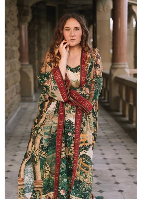 Market Of Stars Wildheart Opera Lange Kimono Groen