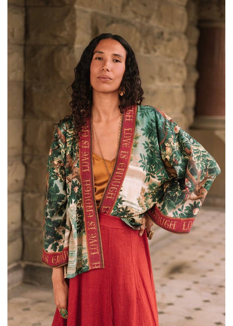 Market Of Stars Wildheart Pixie Korte Kimono Groen