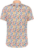 A Fish Named Fred Surfboard Short Sleeve Shirt Multi