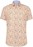 A Fish Named Fred Lobster Set Short Sleeve Shirt Coral