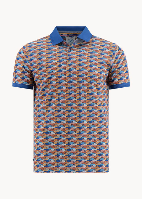A Fish Named Fred Graphic Fish Polo Multicolour – Succubus
