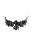 Alchemy Curse of Coronis Raven Necklace Silver