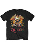 Band Shirts Queen Classic Crest T-Shirt Black