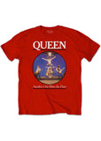 Band Shirts Queen Another One Bites The Dust T-Shirt Red