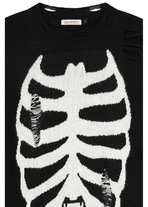 skeleton dress knit Knit Skeleton Dress