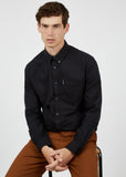 Ben Sherman Organic Oxford Long Sleeve Shirt Black