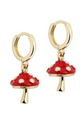 Bill Skinner Toadstool Huggie Oorbellen