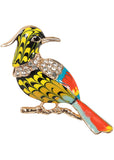 Collectif Hummingbird Brooch Multi