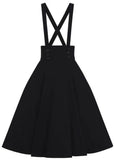 Collectif Ronnie 50's Swing Skirt Black