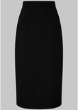 Collectif Posey 50's Pencil Skirt Black