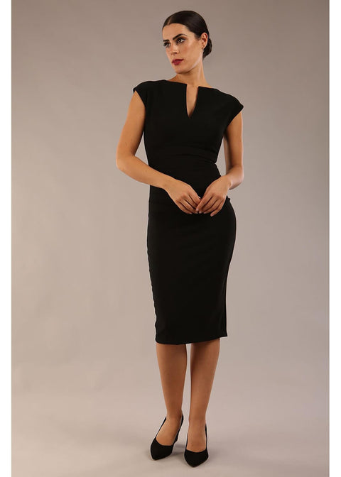 Diva Catwalk Lydia Sleeveless 50's Pencil Dress Black - www.succubus.com Diva Catwalk Lydia Sleeveless 50's Pencil Dress Black - www.succubus.com