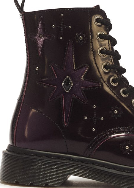 Dr. Martens 1460 Pascal Whimsigoth Bottes à lacets violettes