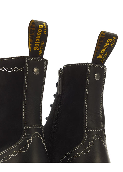 Dr. Martens Jadon Desert Rodeo Platform Laarzen Zwart