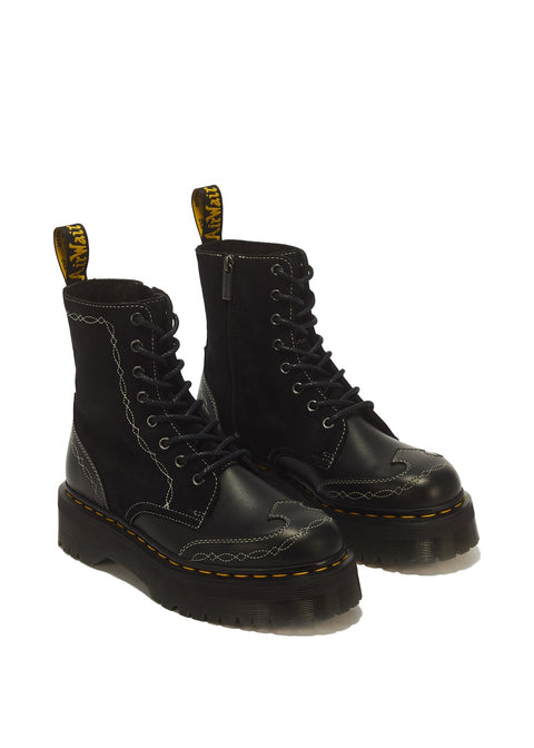 Dr. Martens Jadon Desert Rodeo Platform Laarzen Zwart
