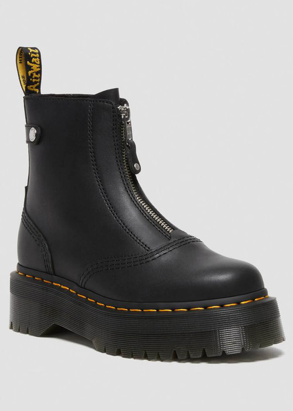 Dr. Martens Jetta Sendal Leather Platform Boots Black www.succubus