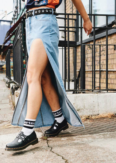 Martens 8065 Mary Jane Virginia Soft Leather Shoes Black www