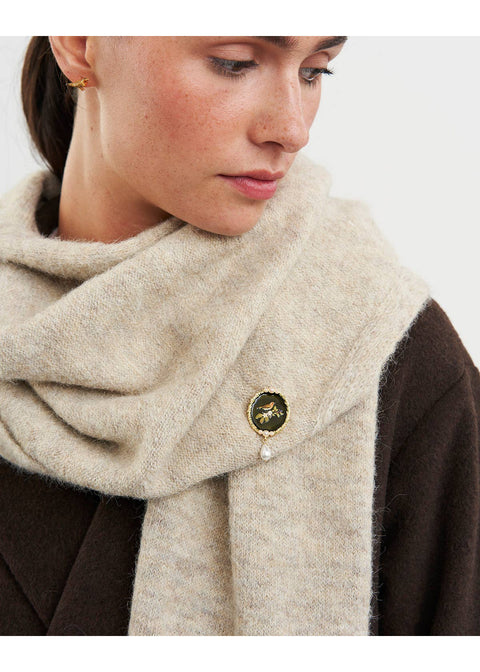 Fable England Robin Bramble Parel Broche Goud - productfoto 5