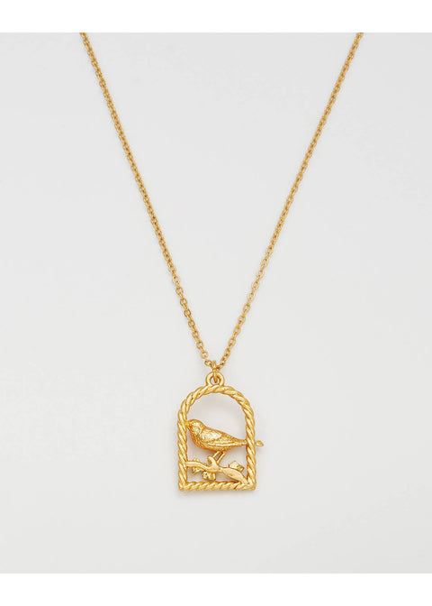 Fable England Robin Roodborstje Ketting Goud - productfoto 3