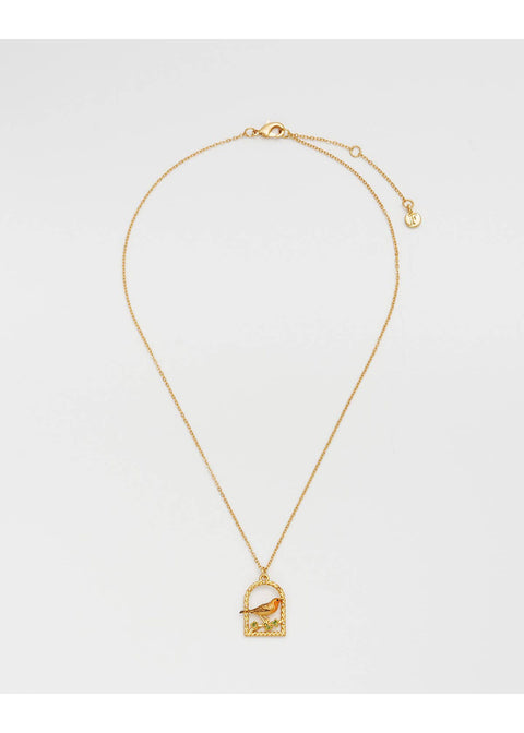 Fable England Robin Roodborstje Ketting Goud - productfoto 5