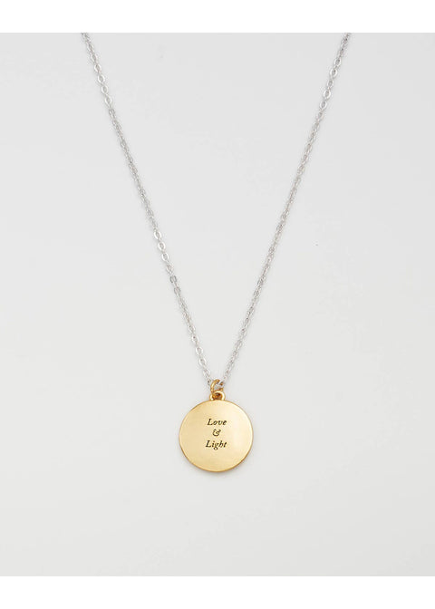 Fable England Selene Moon Maanketting Goud - productfoto 2