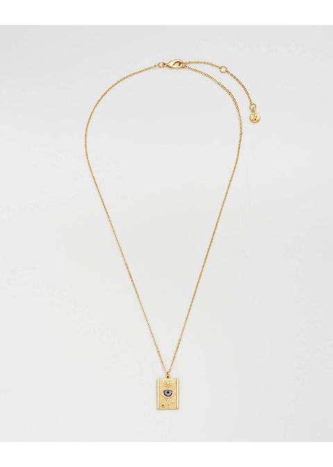 Fable England Talisman Eye Ketting Goud - productfoto 3