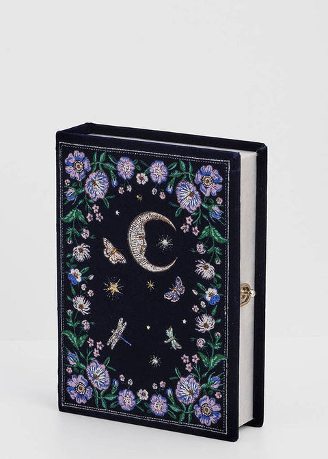 Fable England Florence Midnight Garden Boekclutch Navy - productfoto 2