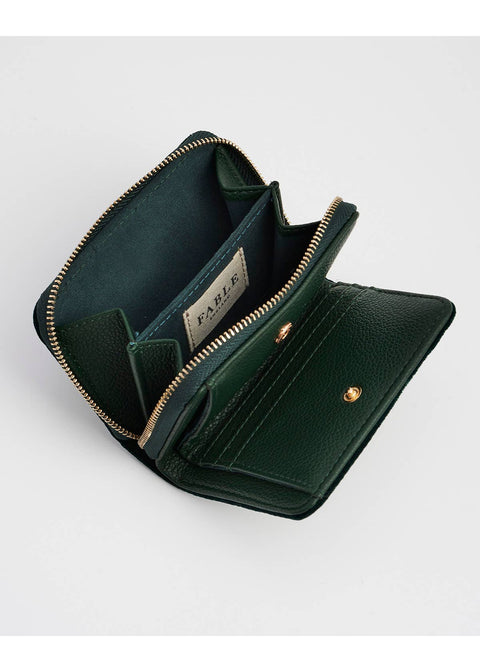 Fable England Hedgehog Geborduurde Fluwelen Portemonnee Groen - productfoto 3