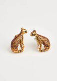 Fable England Bengal Earrings Brown