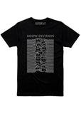 Gothicat Meow Division Girly T-Shirt Black