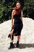 Hell Bunny Mystra 80's Jurk Zwart – campagnefoto 13