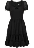 Hell Bunny Annette 60's Swing Dress Black