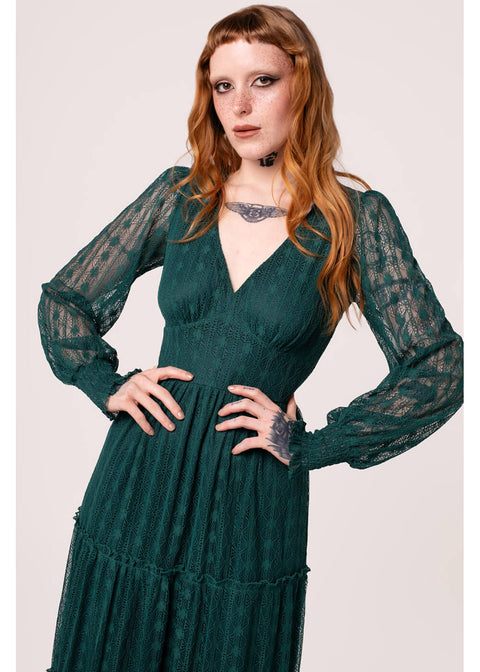 hell bunny maxi dress Hell Bunny Kate Heart Maxi Dress