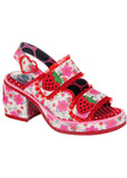 Irregular Choice Fields Forever Strawberry Sandals Red