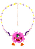 Irregular Choice Monstrously Monsters Necklace Pink