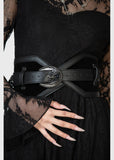Killstar Funeral Web Belt Black