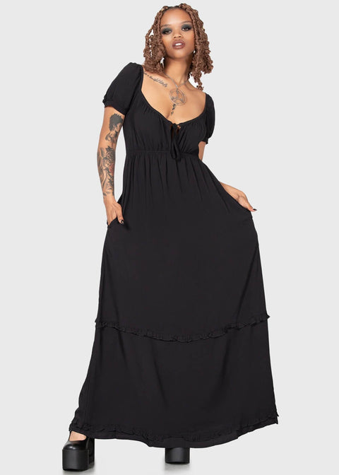killstar witching hour maxi dress Killstar Lace Maxi Dress
