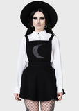 Killstar Kihilist Luna Orb Moon Pinafore Dress Black