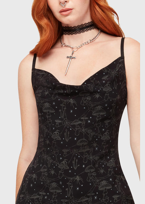 Killstar Garden Of Venom Maxi Dress Black – Succubus