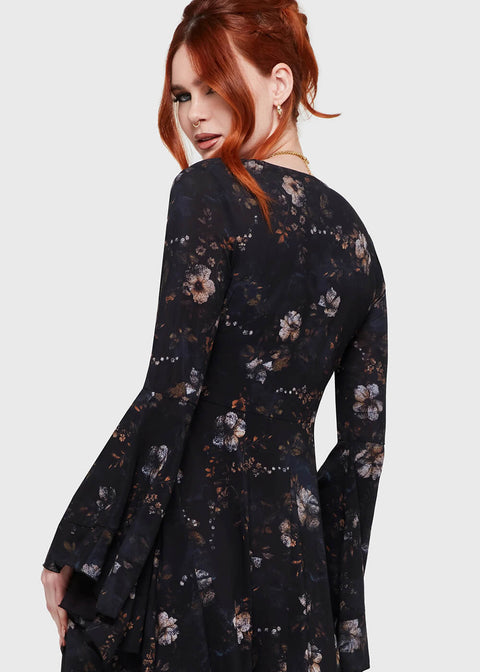 Killstar Autumna's Night Midi Dress Black - www.succubus.com Killstar Autumna's Night Midi Dress Black - www.succubus.com