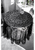 Killstar Asra Lace Tablecloth Black