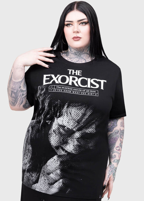 killstar exorcista shirt dress Gothic Killstar Exorcista Button Up Shirt Dress